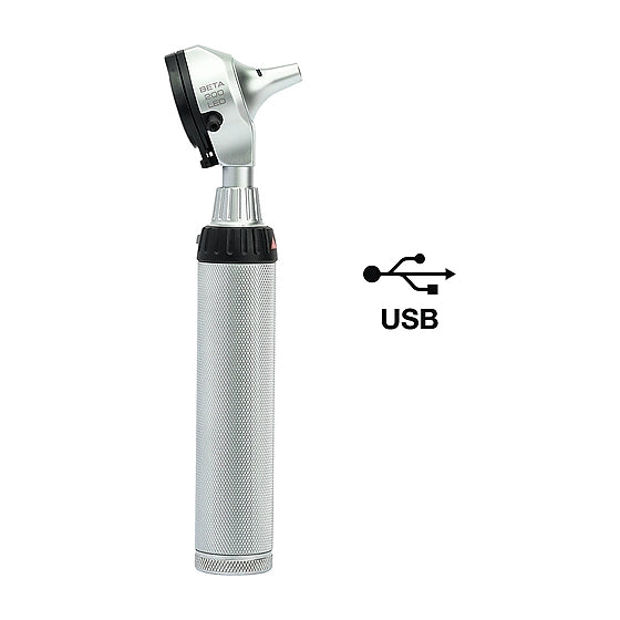 HEINE BETA® 200 LED F.O. Otoscope with USB rechargeable handle
