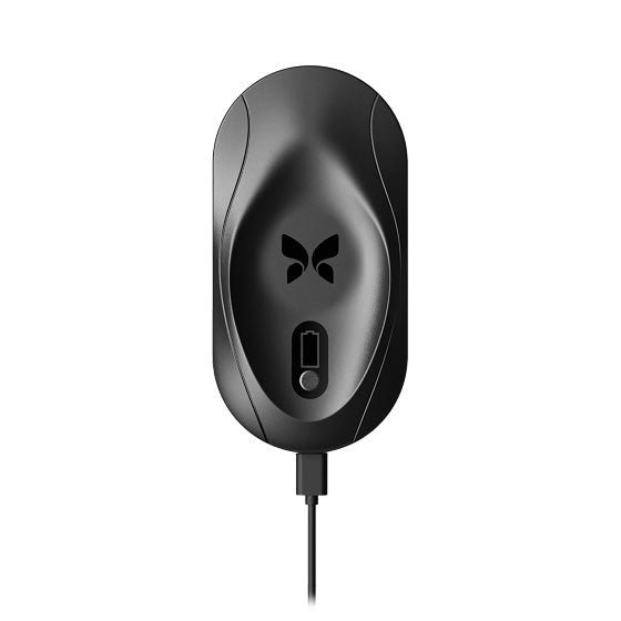 black charger kit for a portable ultrasound device on a white background